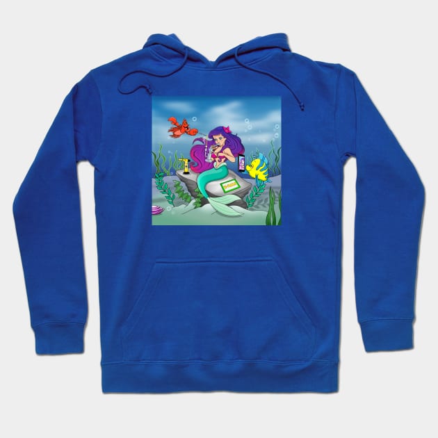 N-Hale Irie-Elle Dabbing Mermaid Hoodie by Nhale201